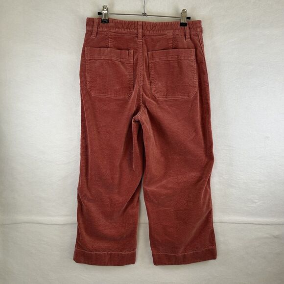 Madewell Womens Corduroy Rose Wide Leg Academia Indie Art Preppy Heritage Sz 27 - Picture 4 of 11